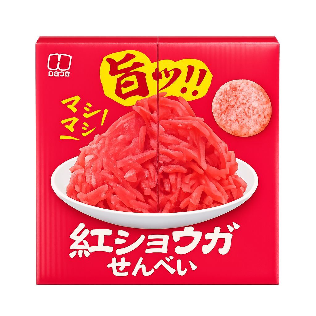 【日本直播】LX01248002 紅薑仙貝