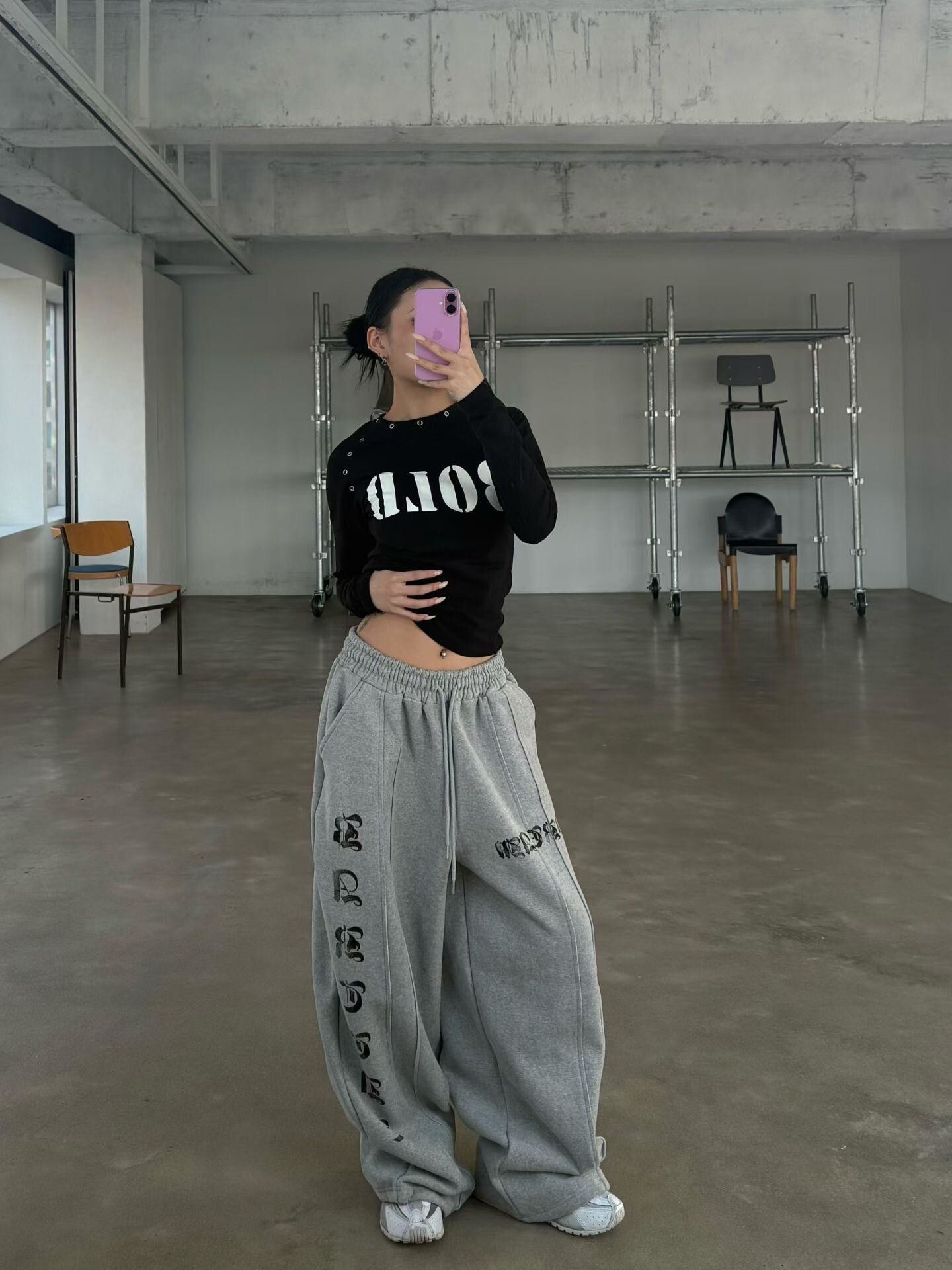 《K》DREAM 歌德字中線棉褲