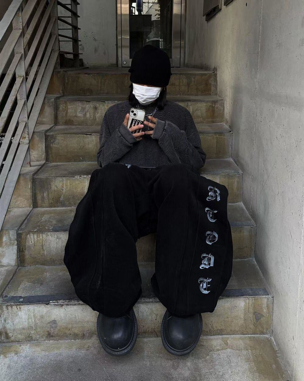 《K》DREAM 歌德字中線棉褲