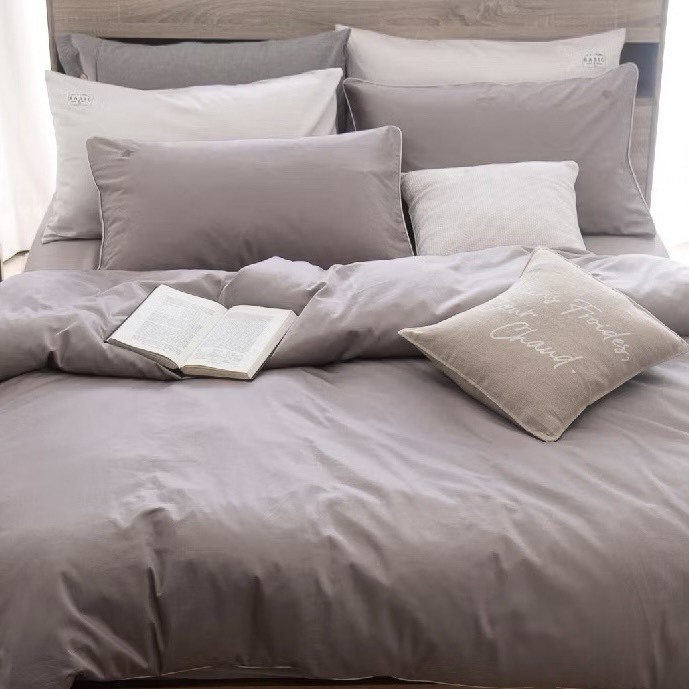 白金埃及棉床包組  |  古銅棕