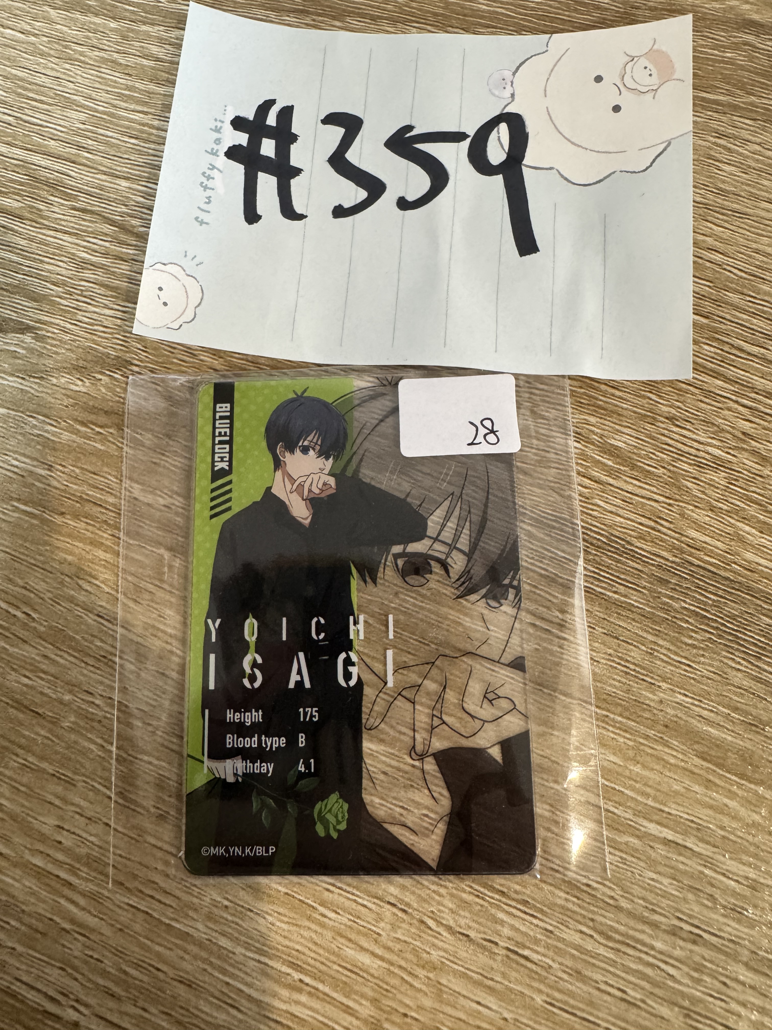 BlueLock 潔 膠牌#359