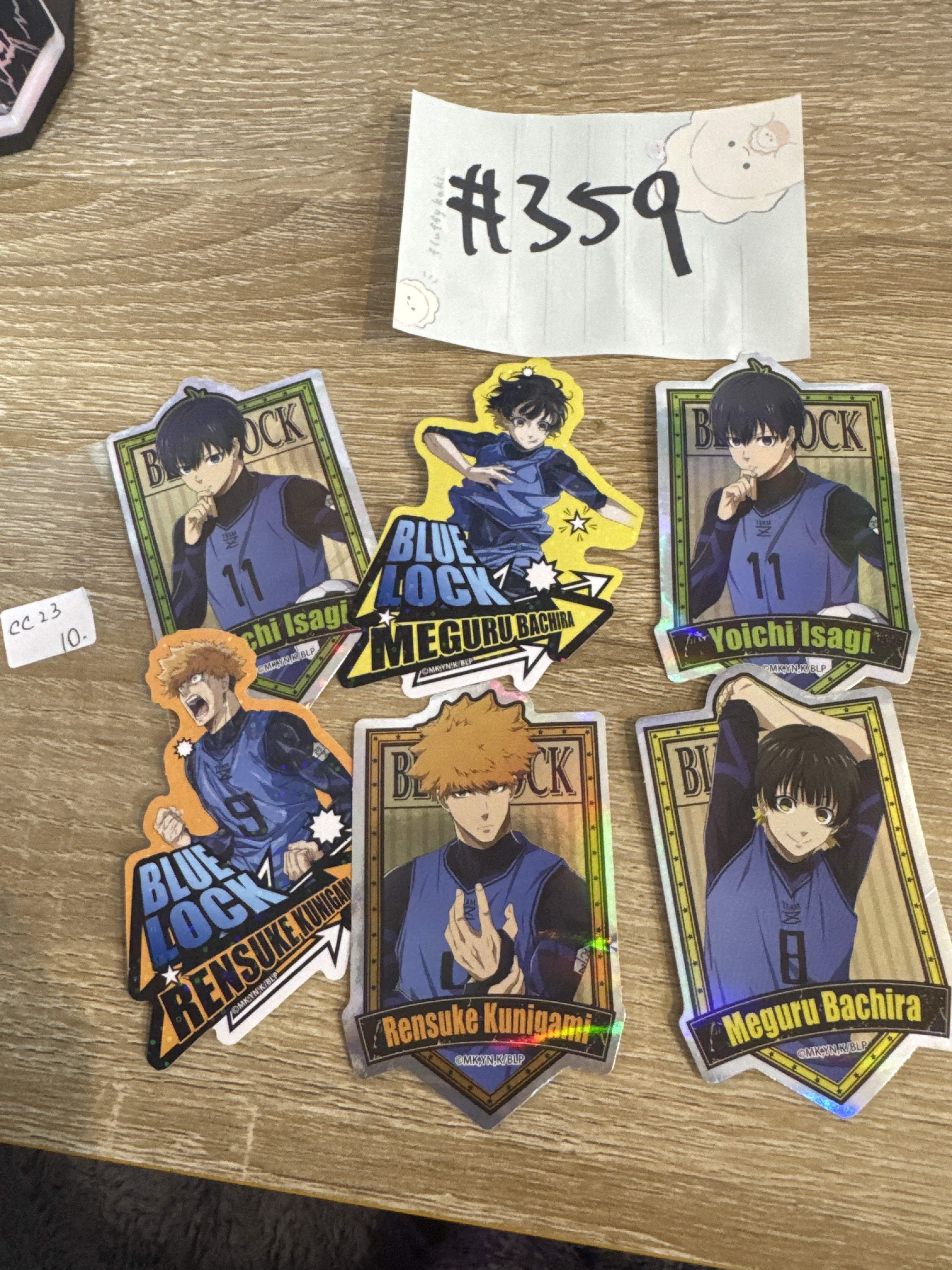 BlueLock CC23 SET 貼紙#359