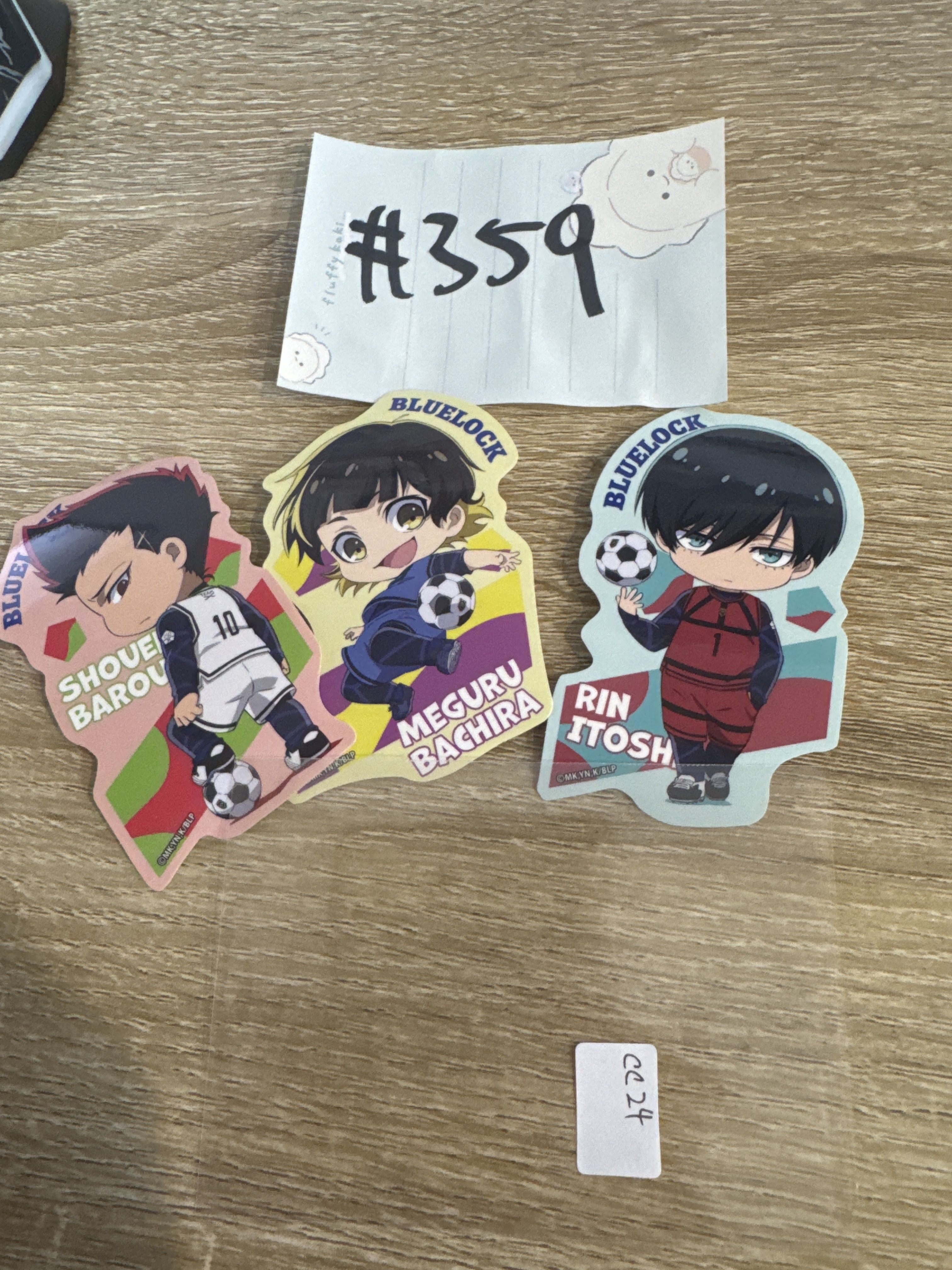 BlueLock CC24 SET 貼紙#359