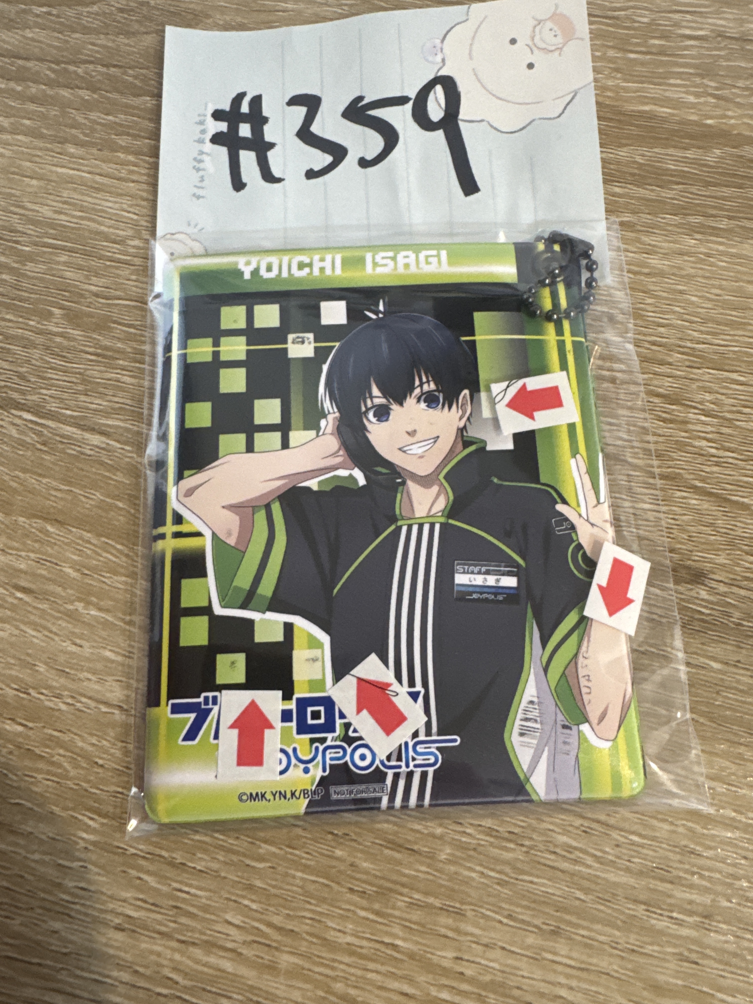 BlueLock 潔 証件套掛件 瑕#359