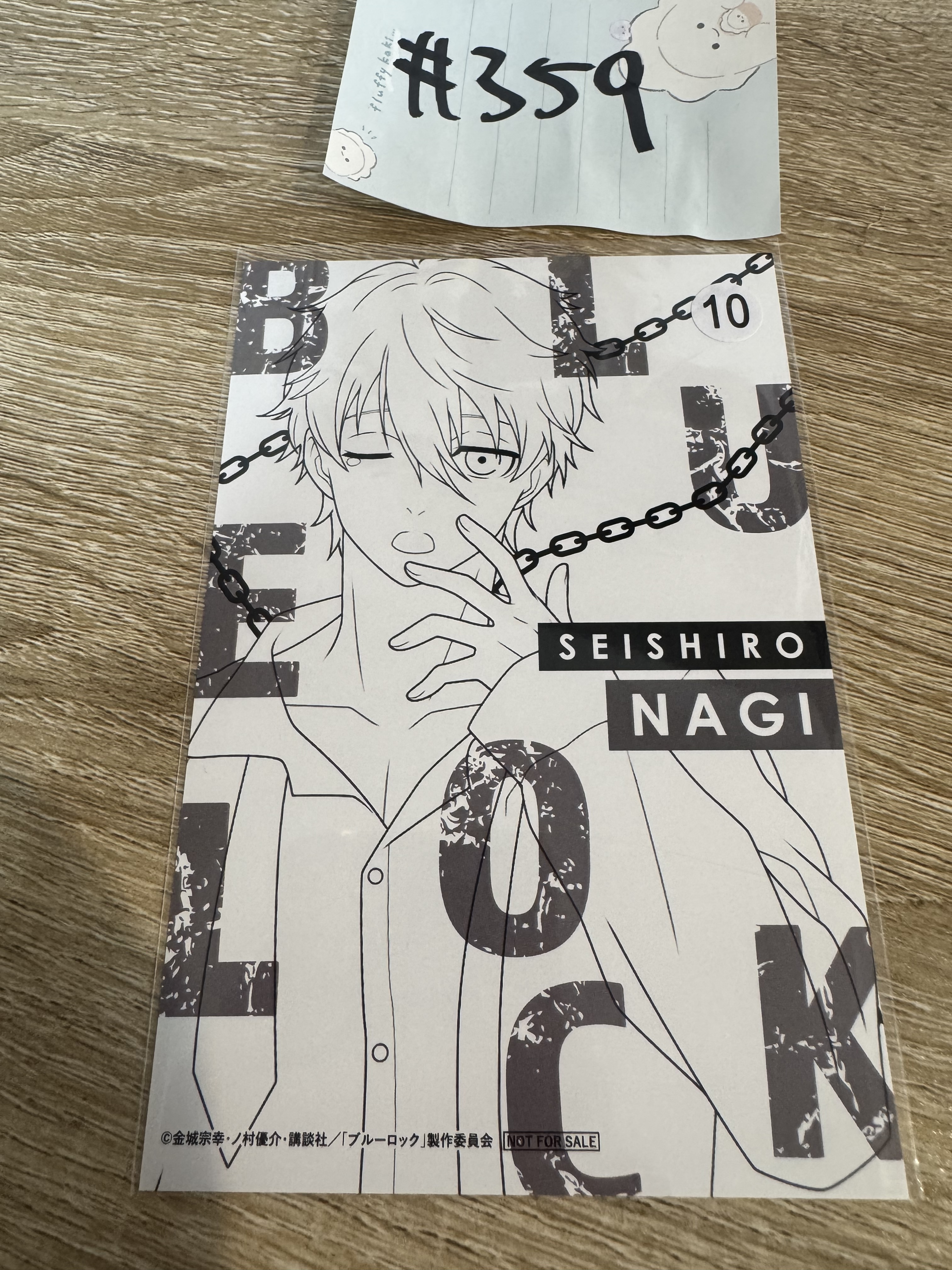 BlueLock 凪誠士郎 明信片#359