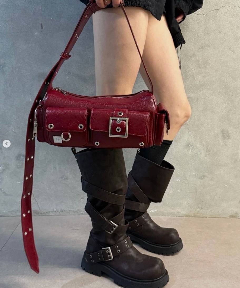 BLACK PURPLE Mini Fortress Bag