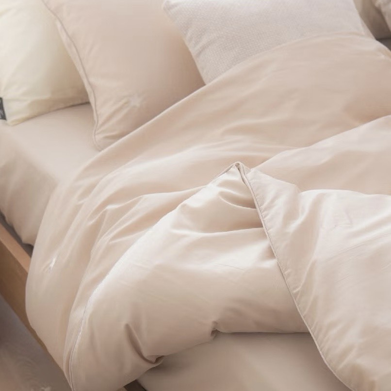 白金埃及棉床包兩用被組  |  杏仁奶