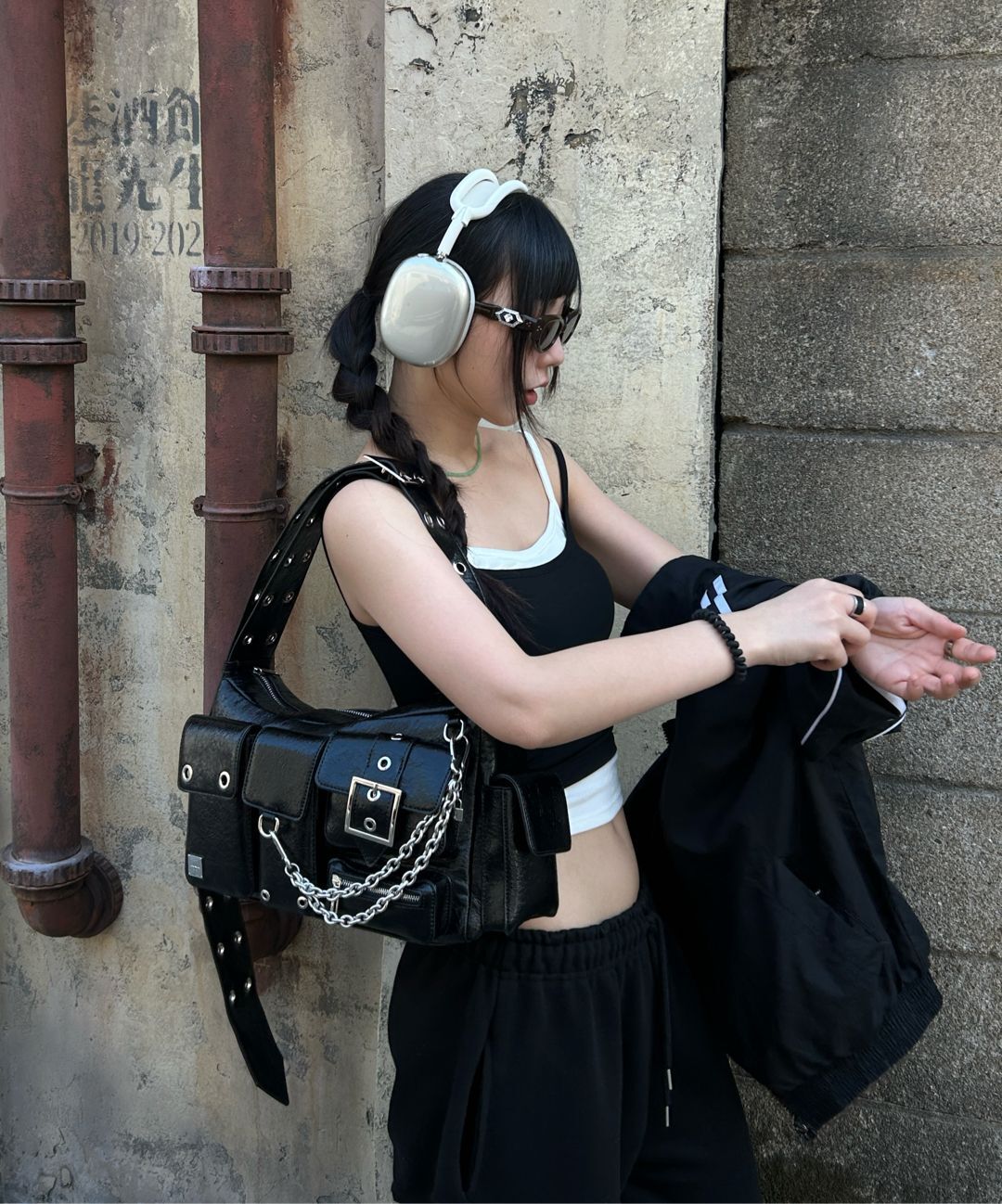 BLACK PURPLE Fortress Bag