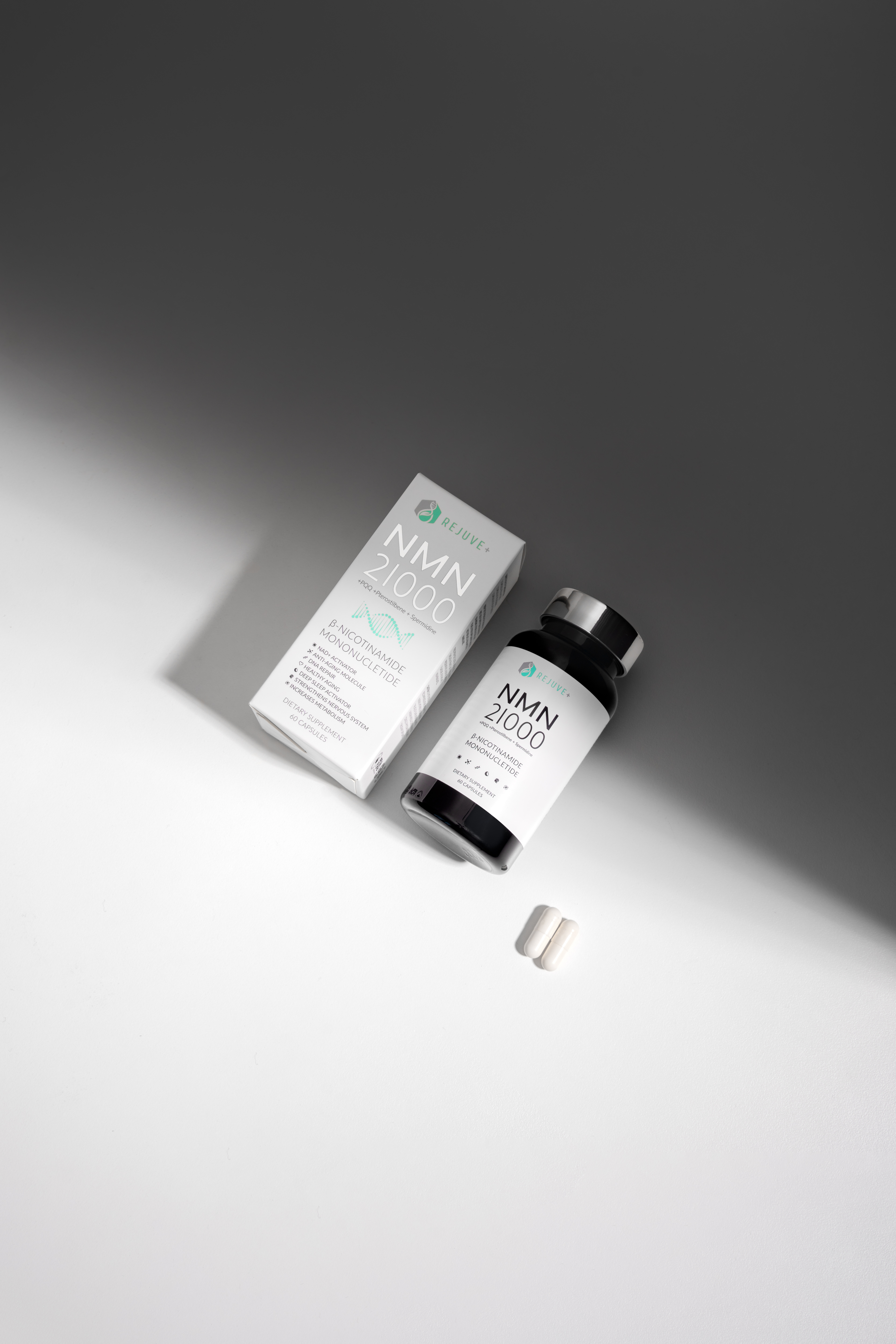 REJUVE+ 21000NMN加拿大4合1逆齡配方 60粒裝
