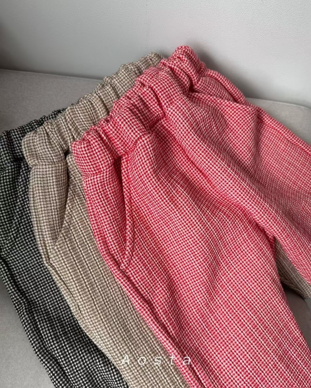 Aosta Check Pants
