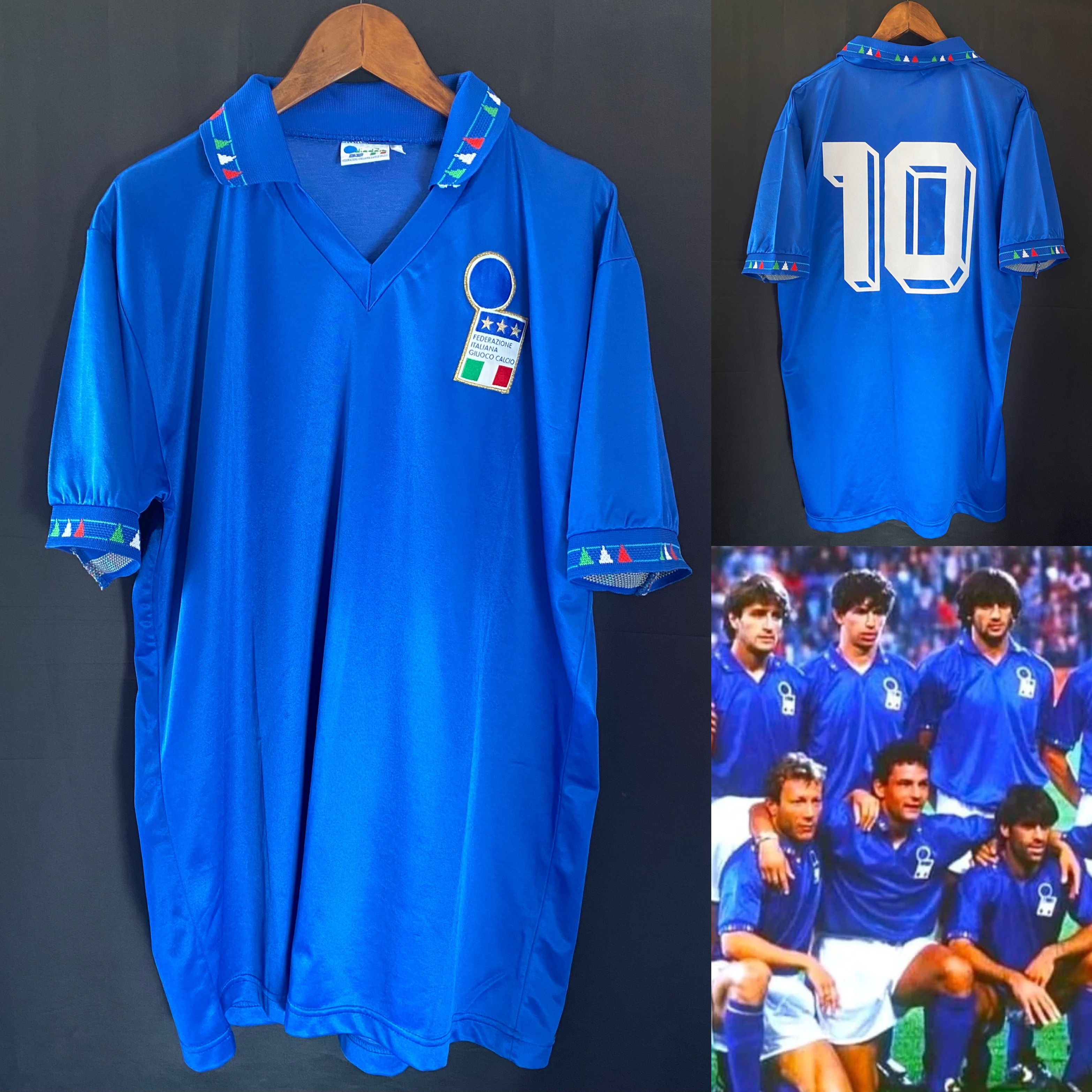 (Player Issue) Italy 1992 Diadora Home Player Issue Shirt #10