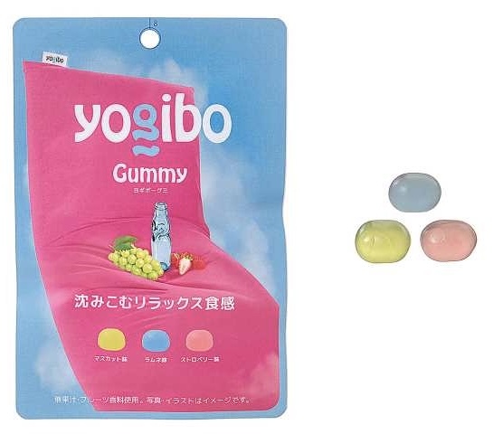 【期間限定】JP Yogibo 豆沙沙發麻糬軟糖 3味 40g 5959 TK260124