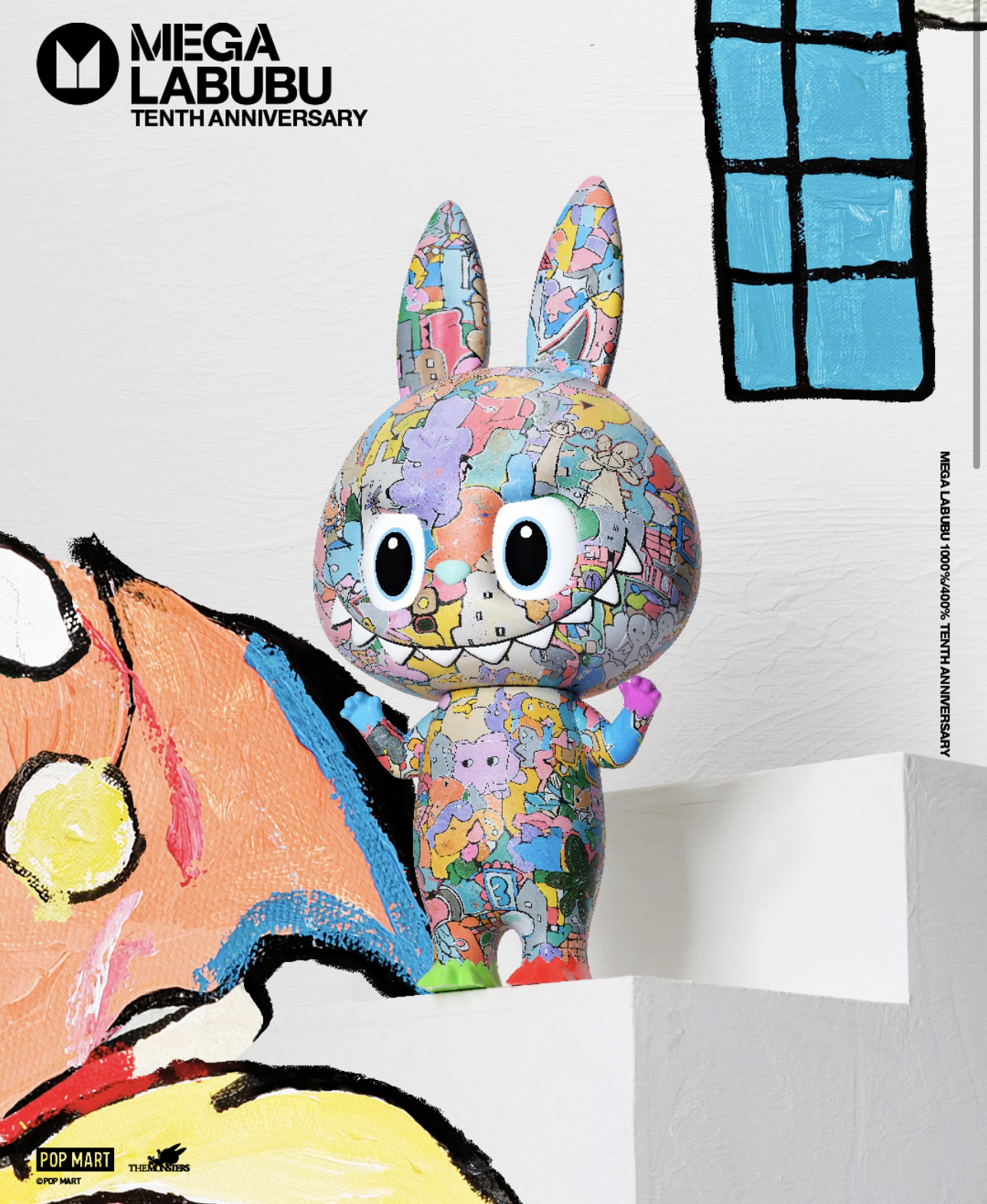 🎏預訂🎏 MEGA LABUBU 1000% 十週年
