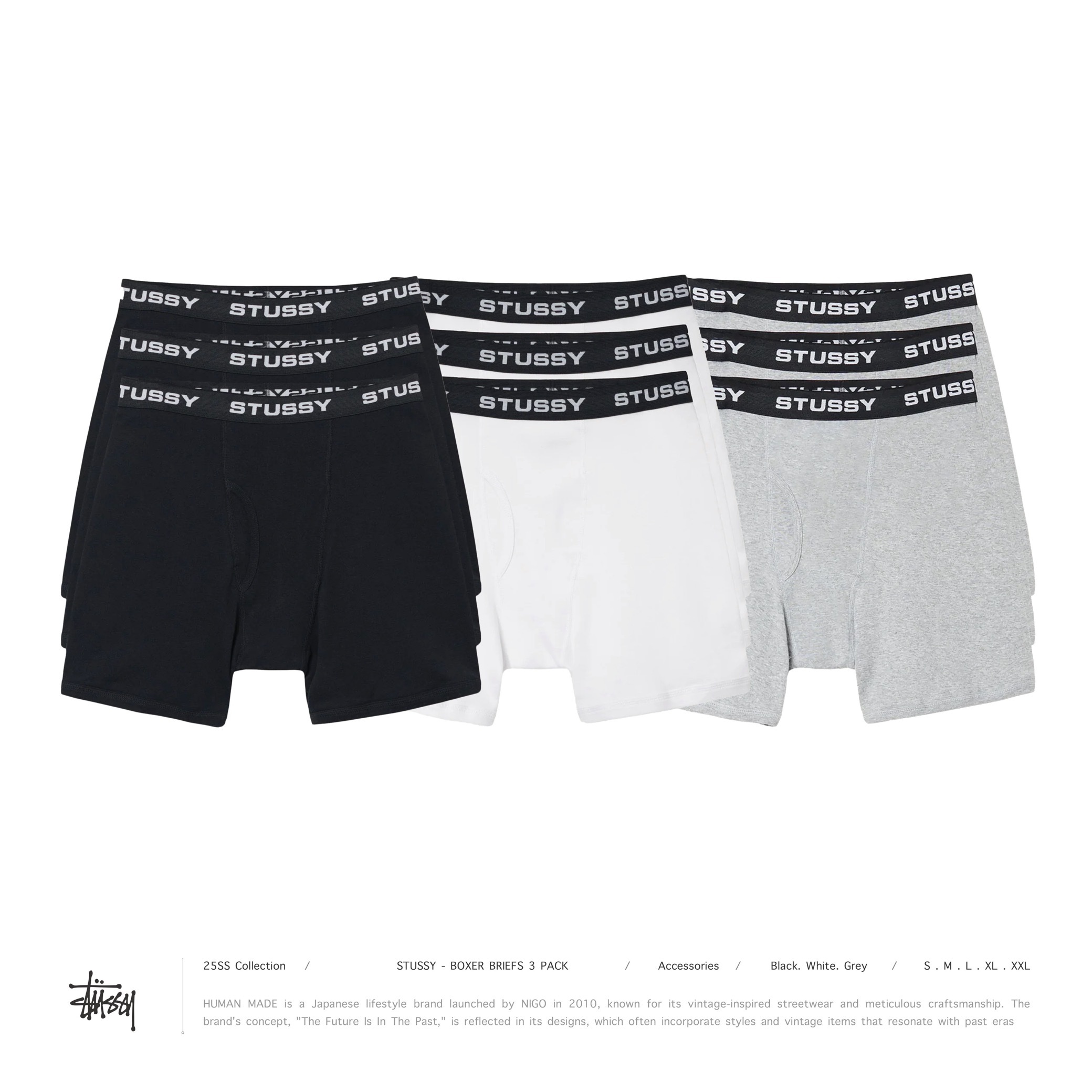 Stüssy - Boxer Briefs 3 Pack