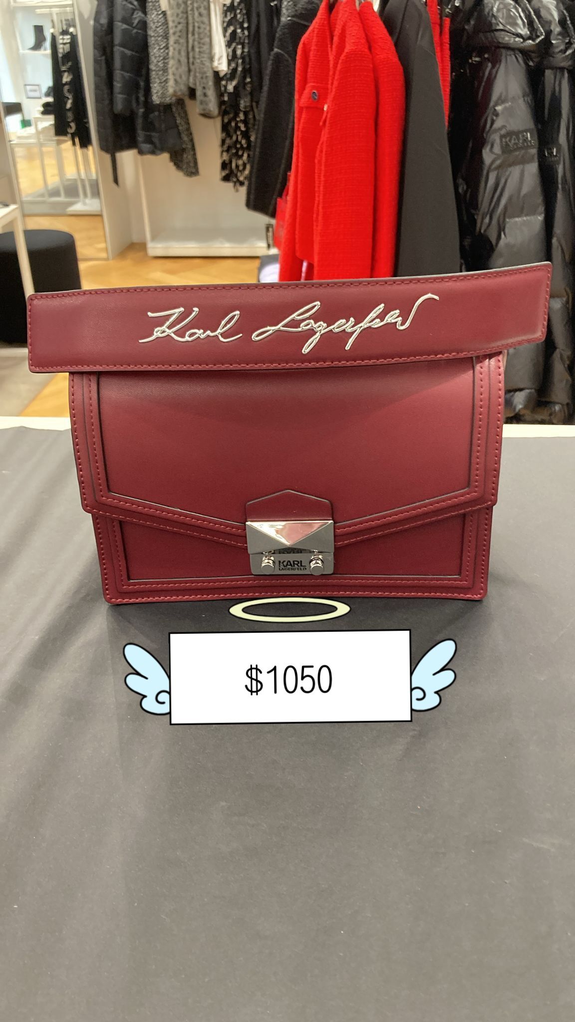 英國代購 (獨立訂單)-Karl Lagerfeld 12 COSSBODY BAG