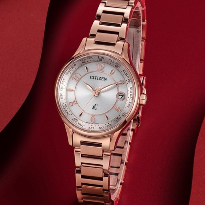 【CITIZEN 星辰】XC 鈦金屬多元雅緻腕錶 Eco-Drive光動能 女款手錶 EC1162-59A