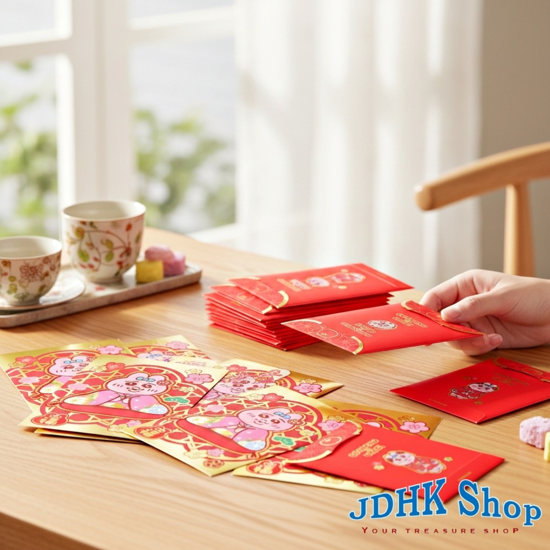 褲褲兔 底褲兔 | 燙金利是封套裝 6P