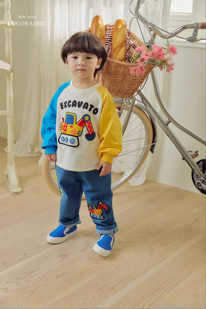 正韓春Coco Rabbit 兩色工程車上衣