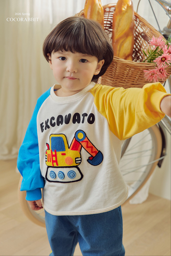 正韓春Coco Rabbit 兩色工程車上衣