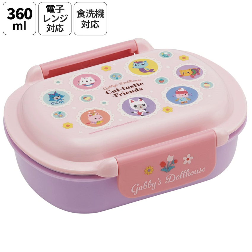 日本製 2026 新版 Skater 圓角餐盒 - Gabby's Dollhouse