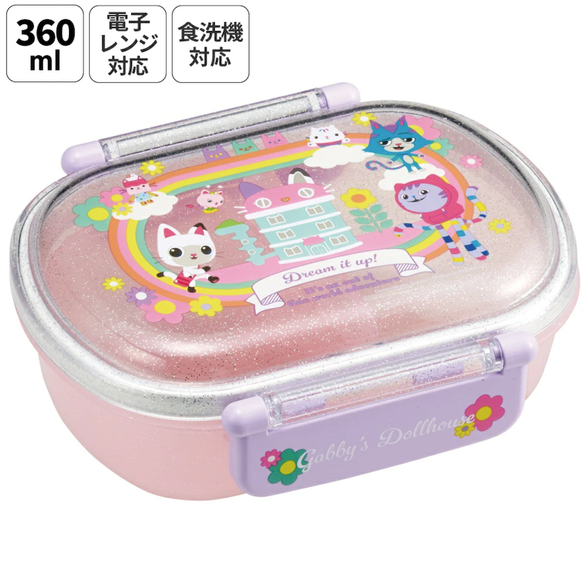 日本製 2026 新版 Skater 圓角餐盒 - Gabby's Dollhouse