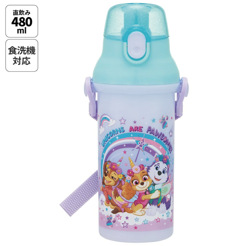日本製 2026 新版 Skater 直飲水壺 (附肩帶) - Paw Patrol