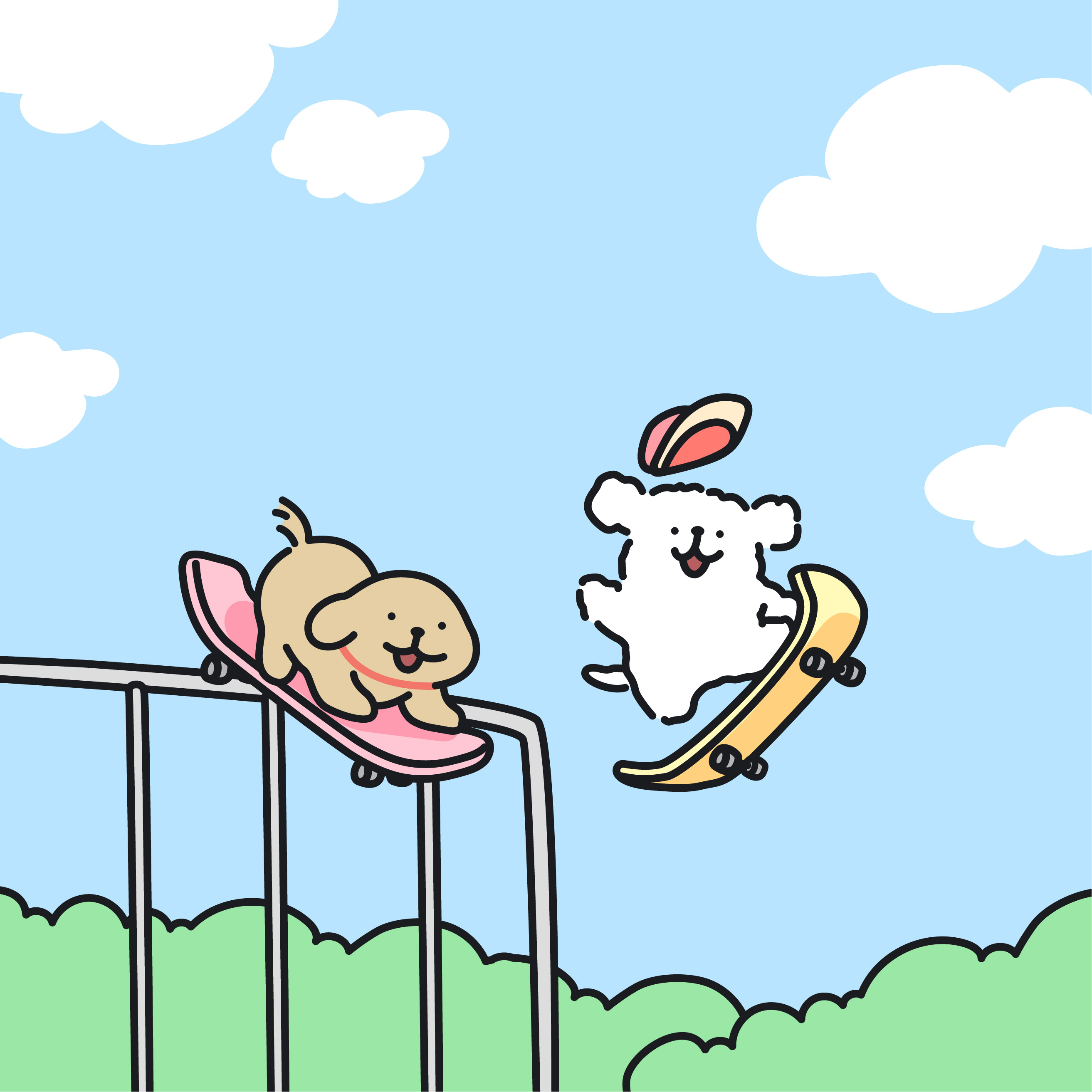 【IKAIKA】必出！線條小狗抱枕 限量福袋 (整箱價值5,000up)