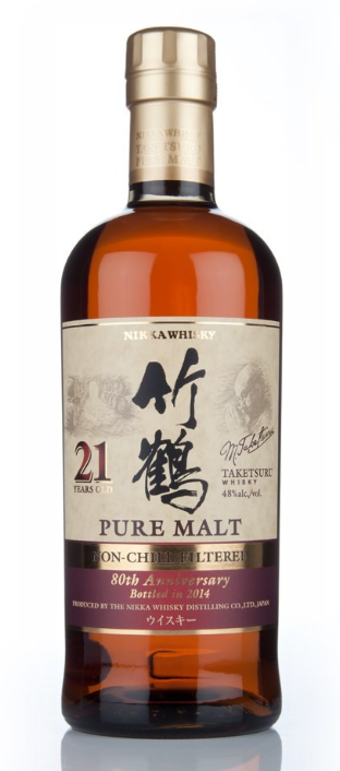 竹鶴 21 年純麥芽威士忌 80 週年 2014 年發布 (700ml) [禮盒裝]