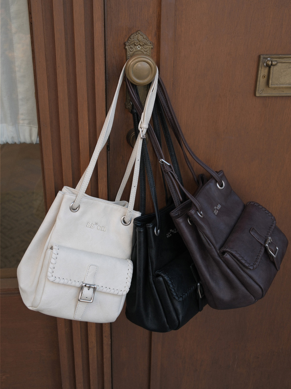 #預購🇰🇷韓國 AS"ON LINI BAG 水桶包 肩背 斜背 ASON