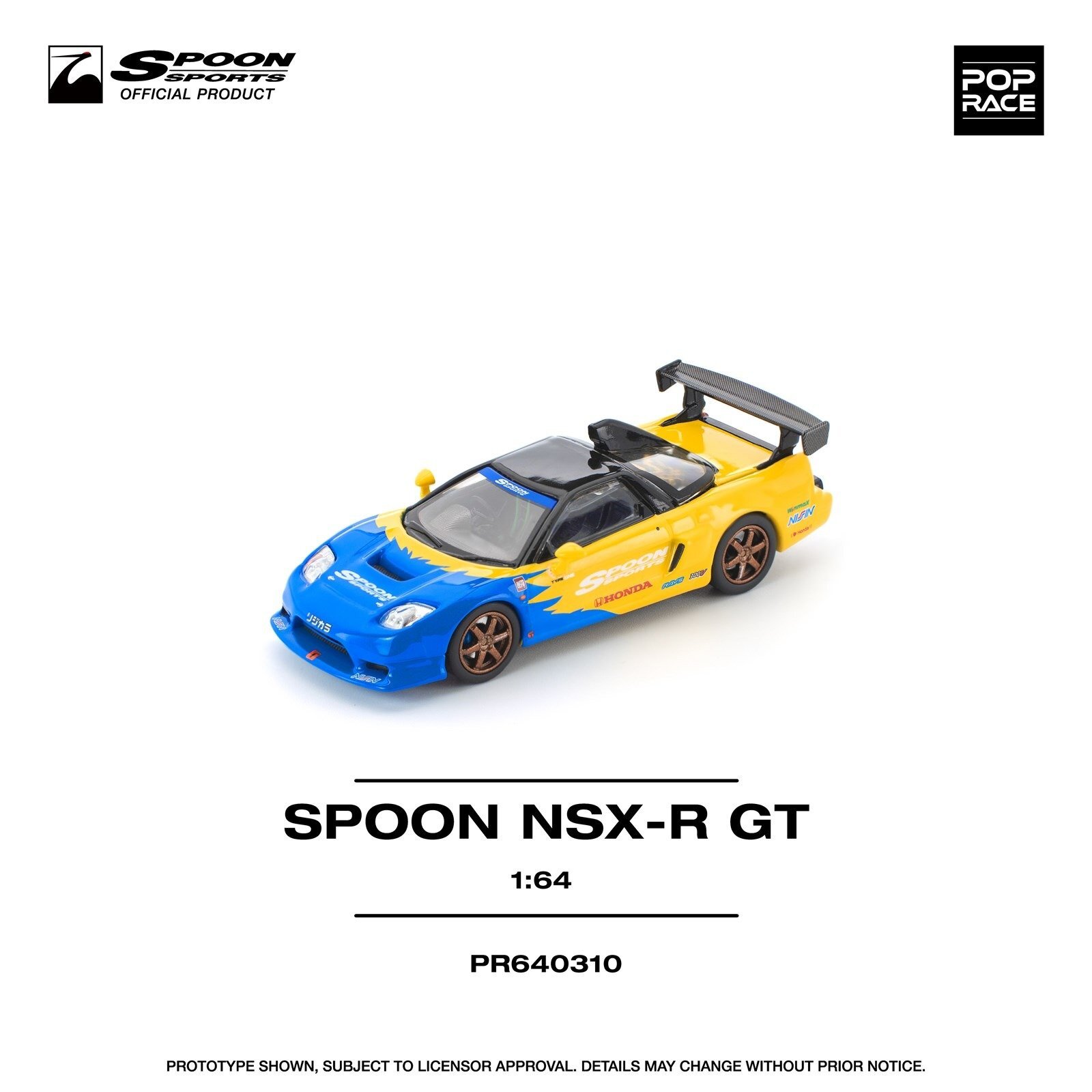 POPRACE 1/64 SPOON NSX-R GT