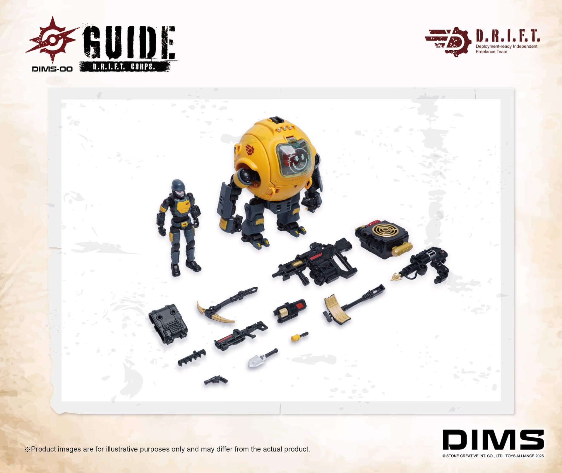 TOYS ALLIANCE - 1/18 D.R.I.F.T. GUIDE DIMS-00 漫遊者 嚮導