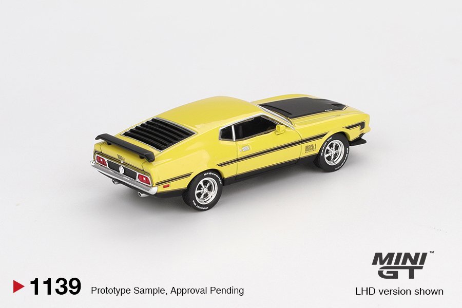Mini GT 1/64 Ford Mustang Mach1 Grabber Yellow