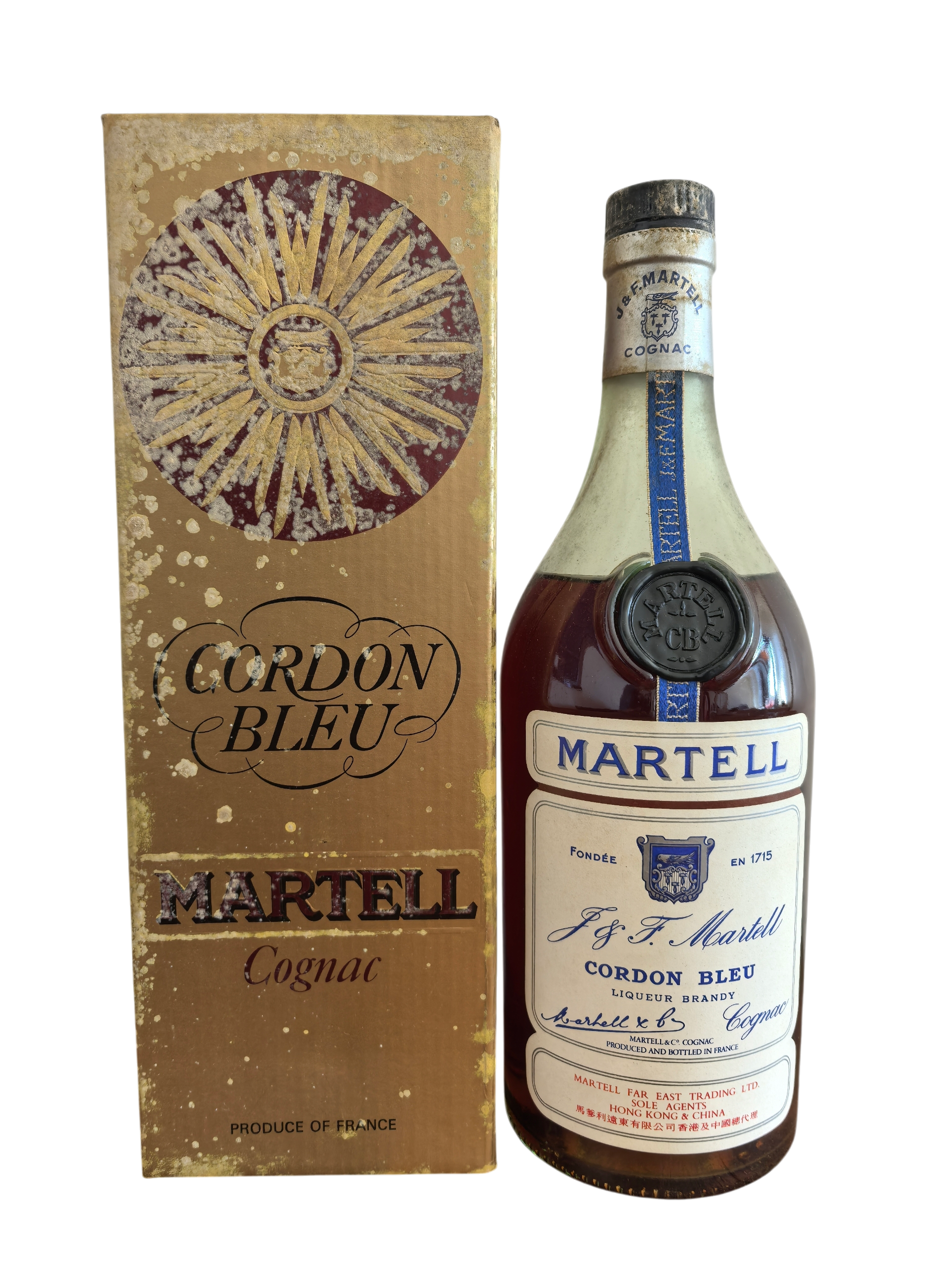 馬爹利Cordon Bleu 干邑 遠東 紅太陽 青樽 (700ml) [禮盒裝]