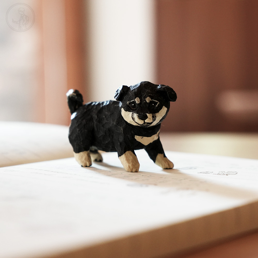 奇譚CLUB合作「ART IN THE POCKET」木雕家 はしもとみお 犬的木雕扭蛋 隨機盲抽