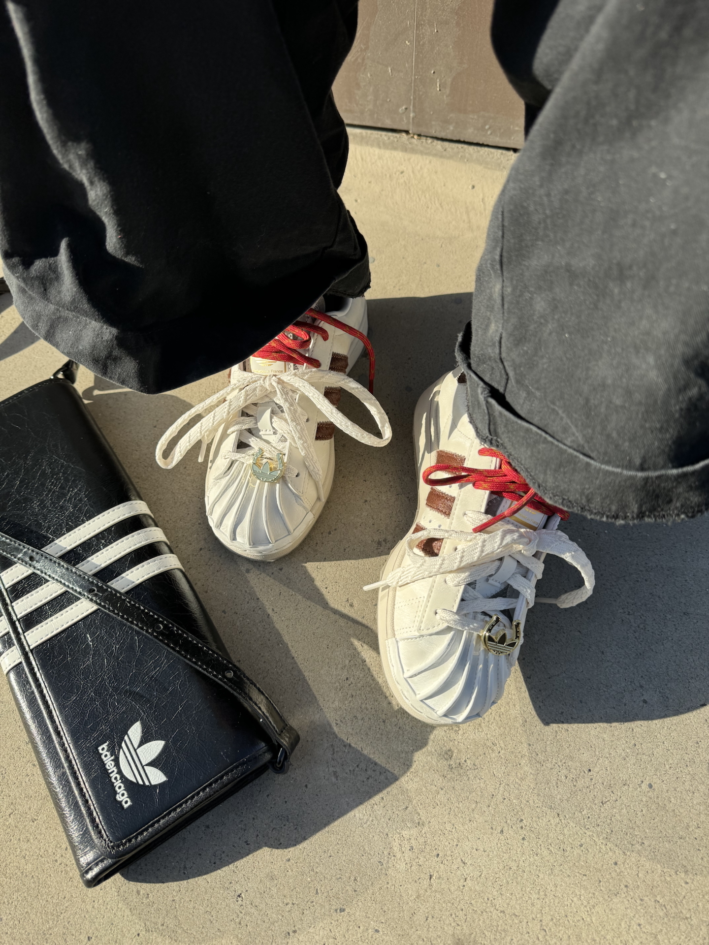 代購-Adidas Originals Superstar 2 CNY新年款 馬年限定 貝殼頭鞋 男女同款 KJ6293