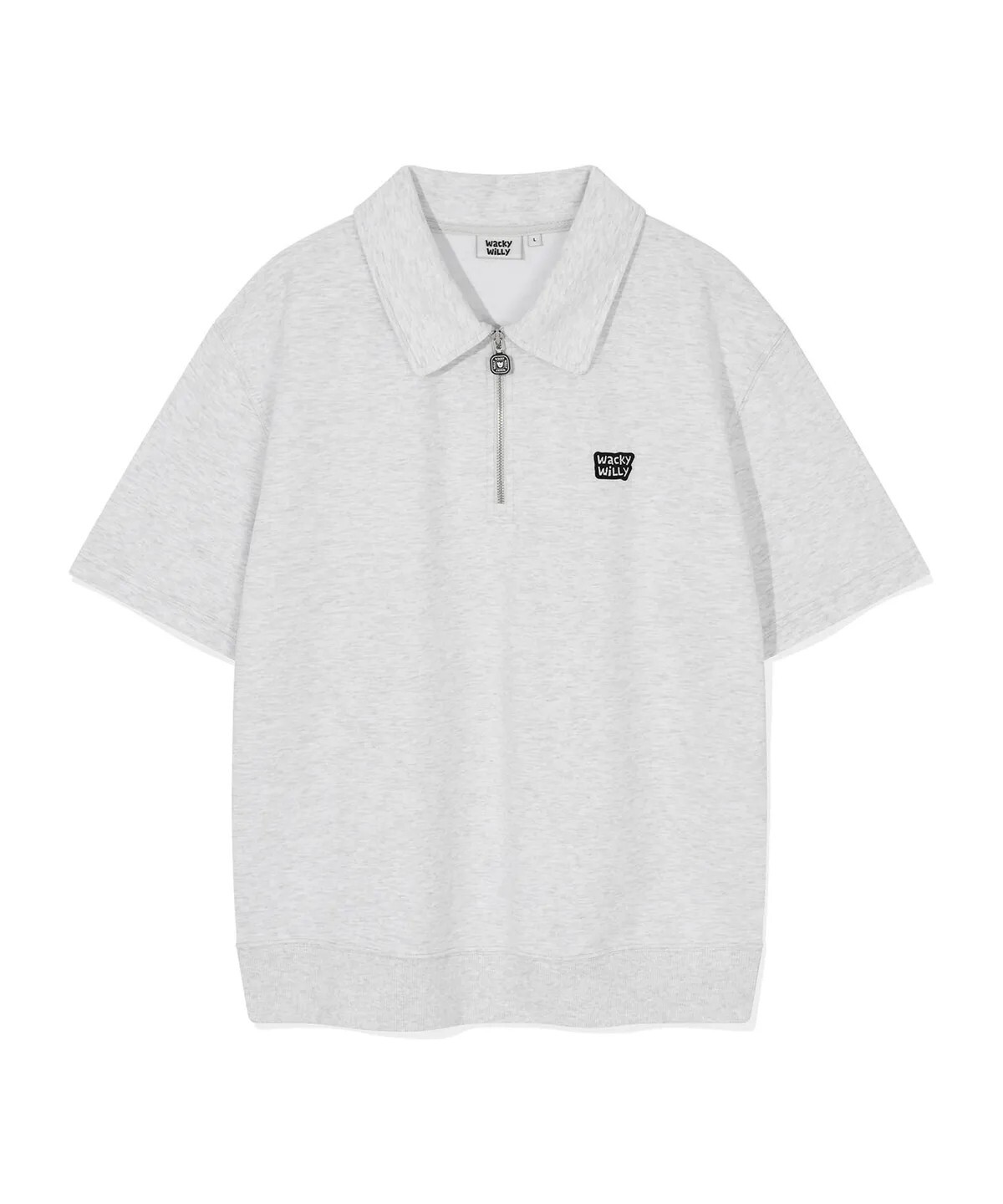 【OWN】Wacky Willy 短袖 上衣 Polo領 拉鍊 春夏 深藍 深綠 淺灰 奶油 不分男女