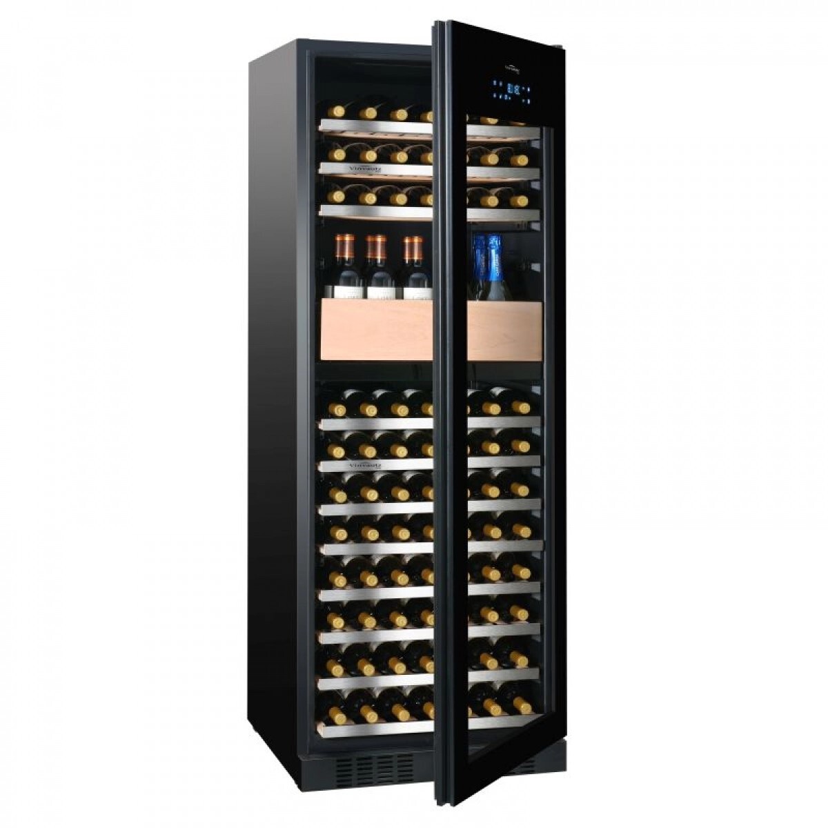名望 Vinvautz   VZ181VDUG‧變頻雙溫區紅酒櫃‧181支-香港行貨-原廠2年全機及5年壓縮機保養‧