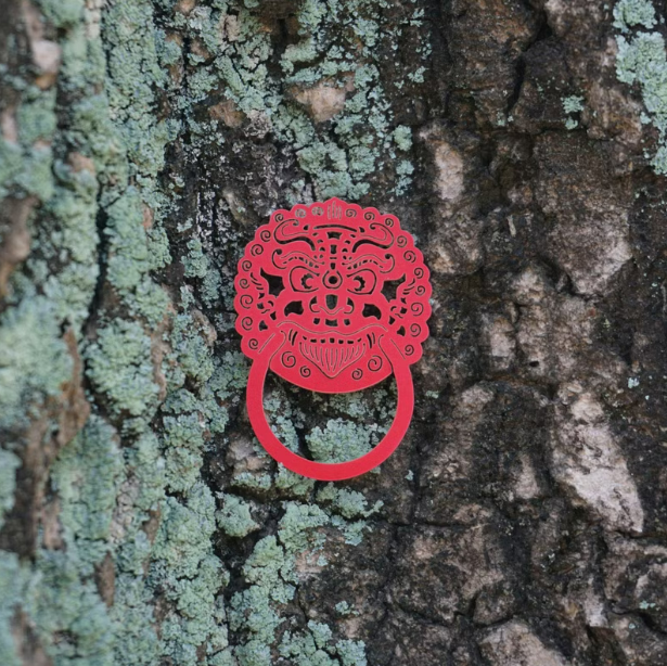 麥麥大節慶 鋪首銜財 紙雕書籤｜MARK TAIWAN 臺灣