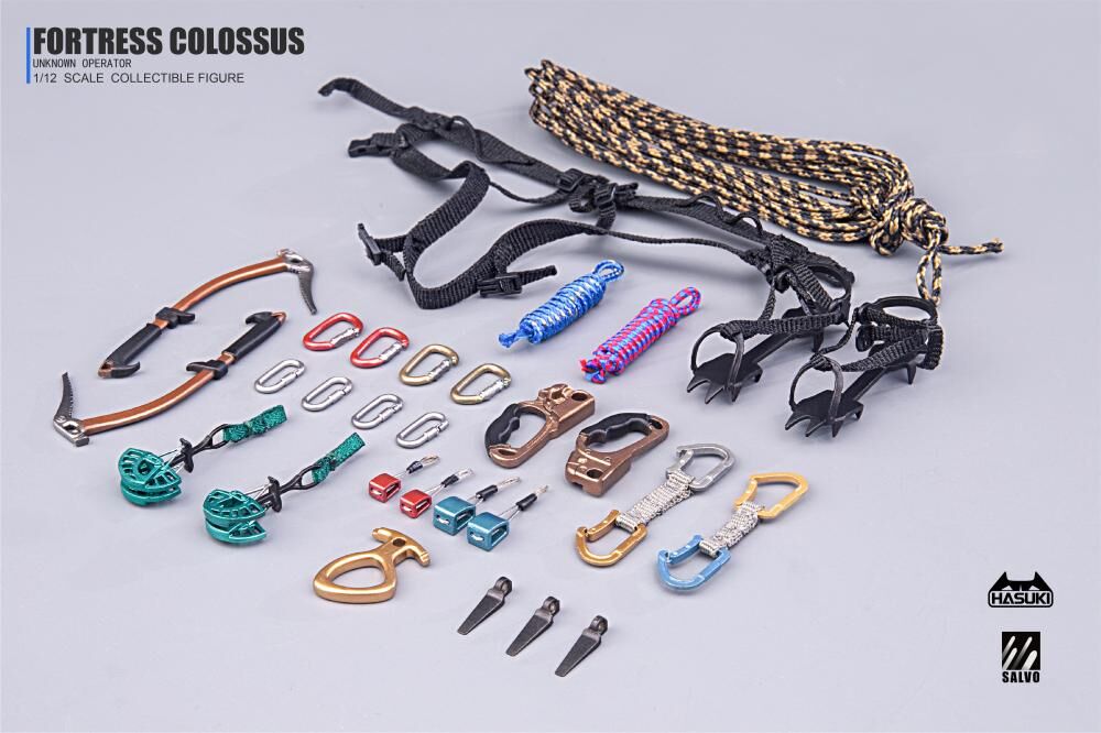 HASUKI神貓跳動 代理版 可動 SALVO第三彈 1/12 黑色行動 雪山幽靈 #SA03 (特典：迷彩背包罩)