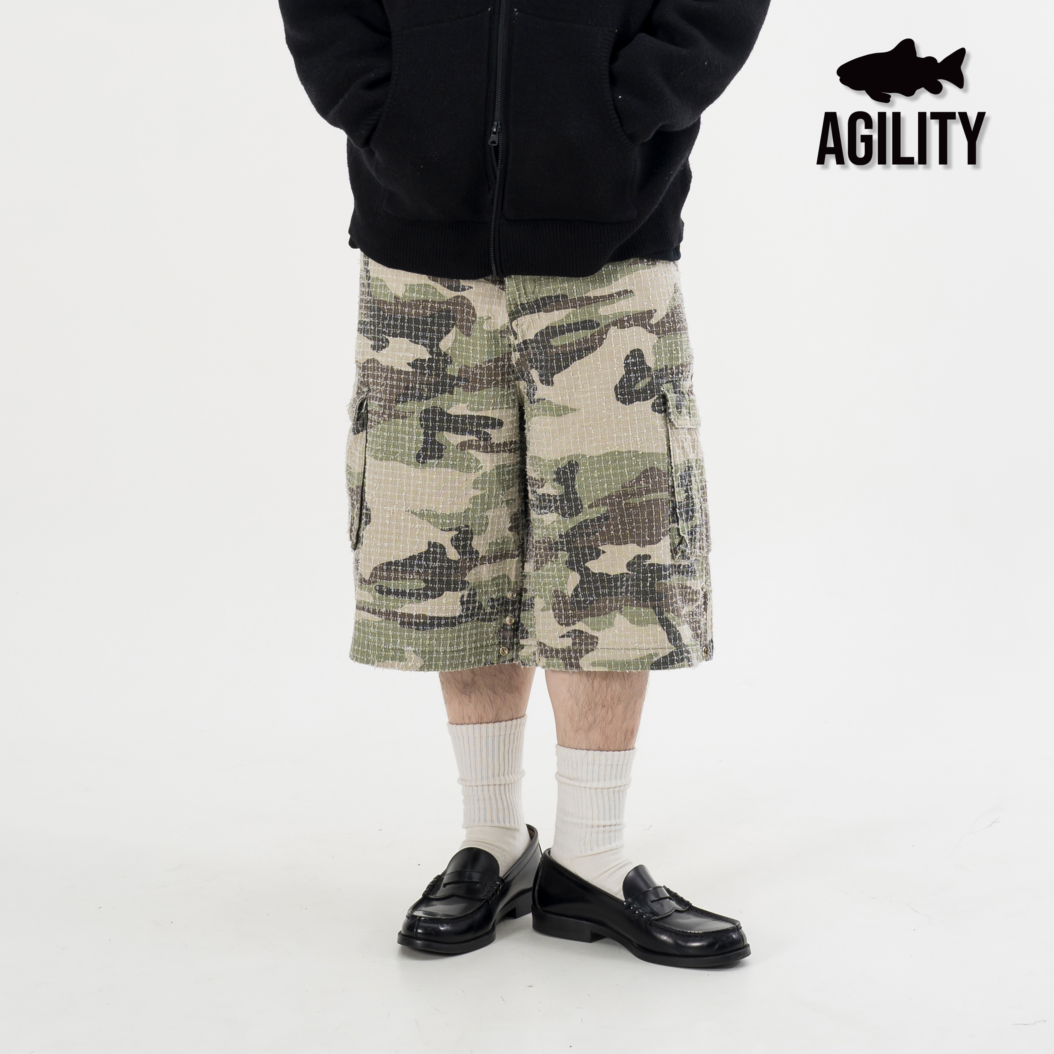 AGILITY Camo Cargo Jorts 七分 可變長度 迷彩短褲 [CM68]