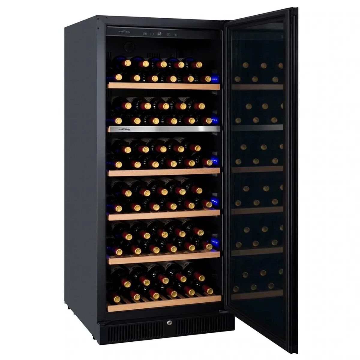 名望 Vinvautz   VZ111SSFG‧嵌入式單溫區紅酒櫃‧111支‧香港行貨,原廠2年全機,5年壓縮機保養‧