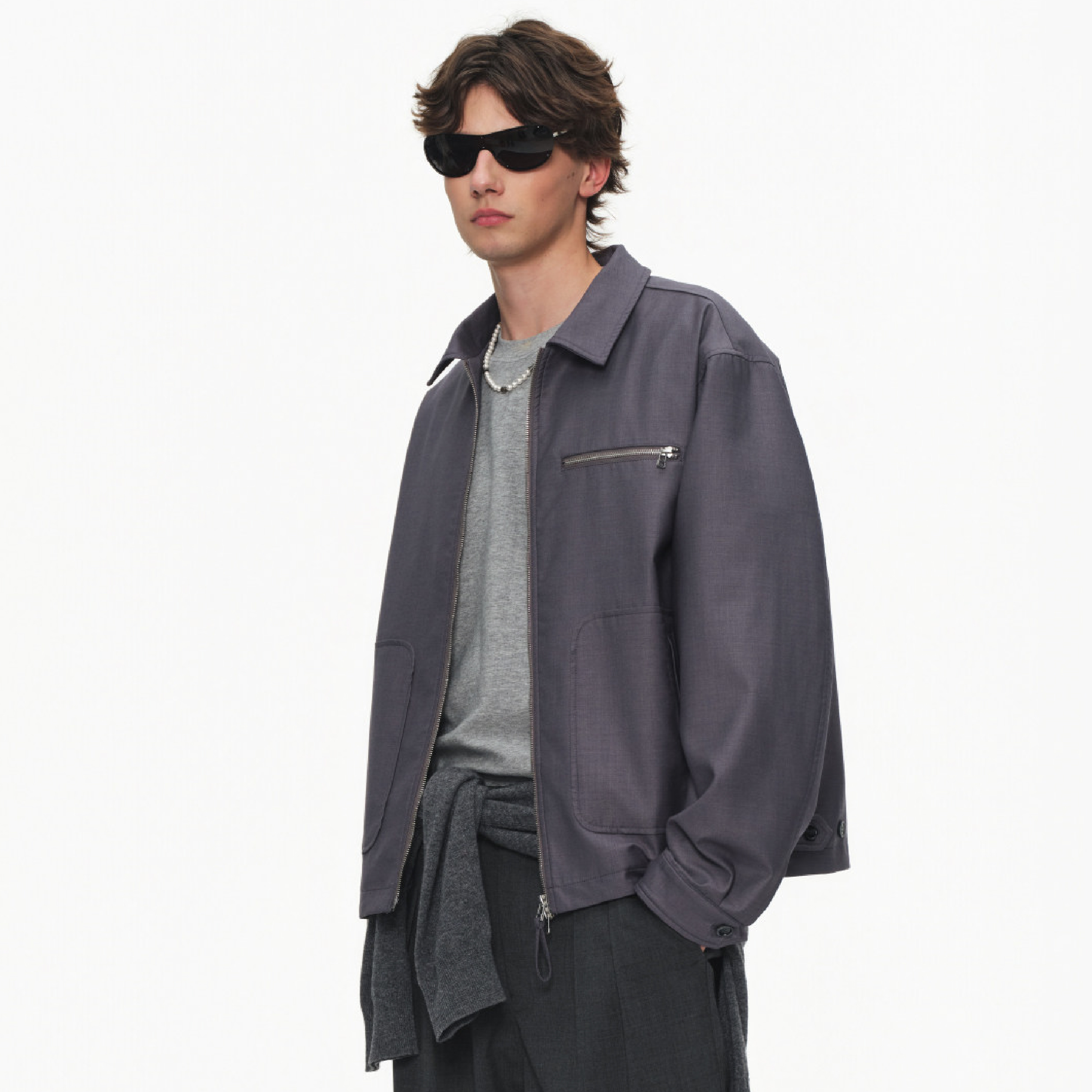 Nord Classic Twill Zip Jacket 斜紋拉鍊 翻領外套 [NRJ09]