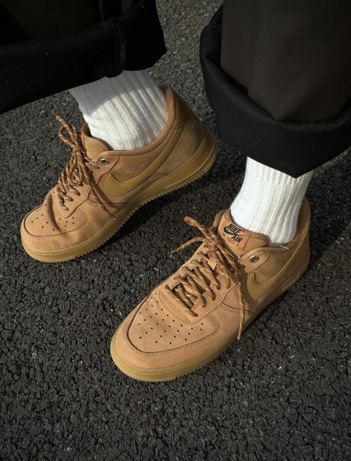 <快速出貨> Nike Air Force 1 Low "Wheat Flax" 小麥焦糖 男鞋