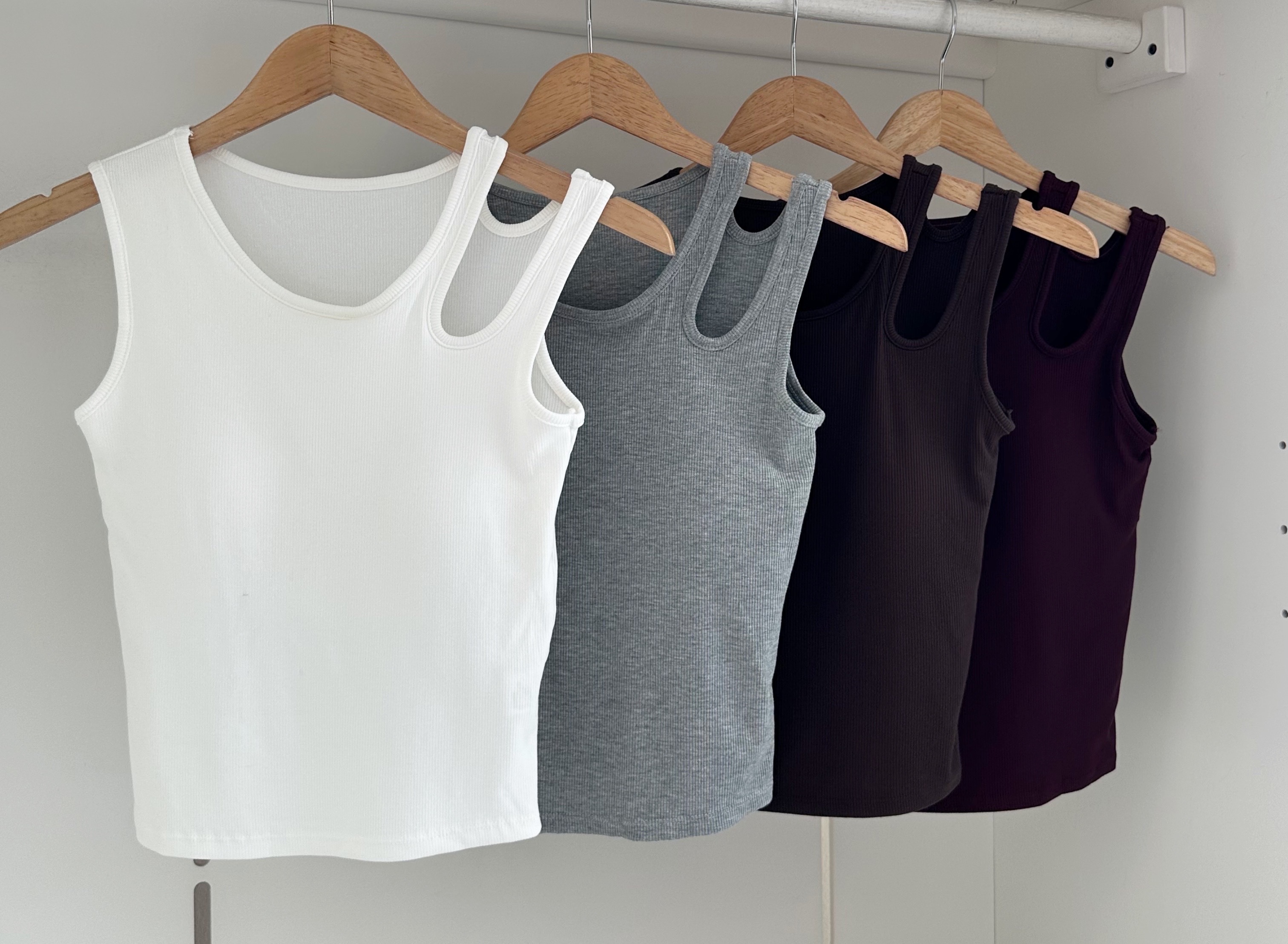 DOUBLE STRAP PADDED SINGLET