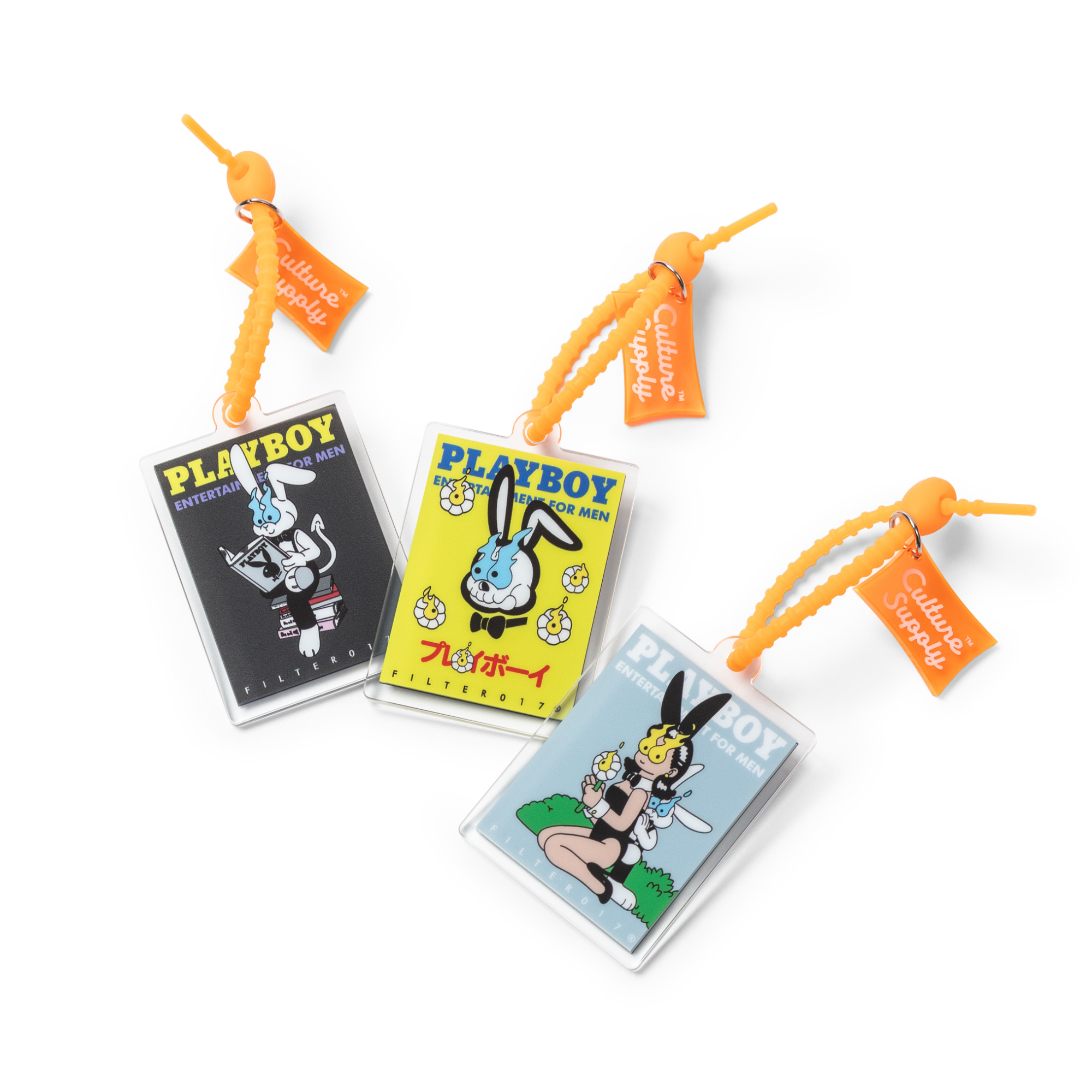 【現貨】 PLAYBOY X FILTER017® feat. Baku Maeda Acrylic charms / 壓克力吊飾