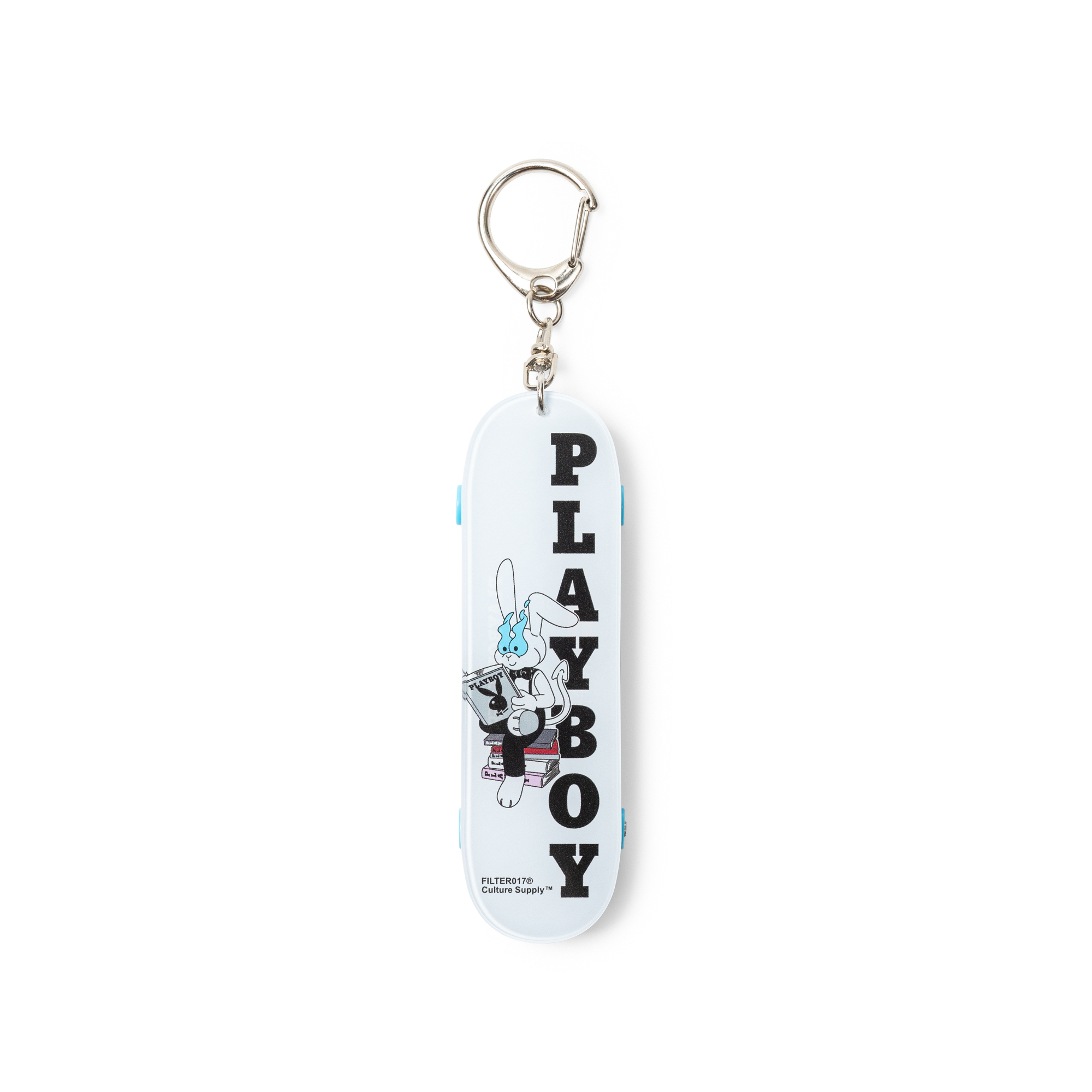 【現貨】 PLAYBOY X FILTER017® feat. Baku Maeda Skateboard keychain / 滑板鑰匙圈