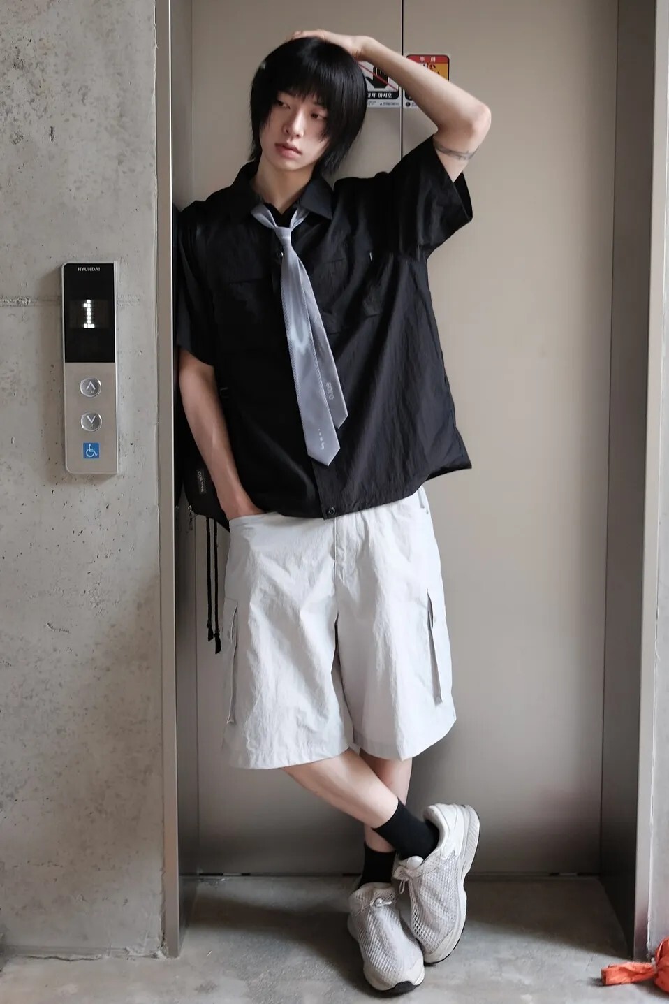 【OWN】Covernat 短袖 上衣 尼龍 工裝 襯衫 休閒 夏季服飾 不分男女 灰色 黑色 卡其