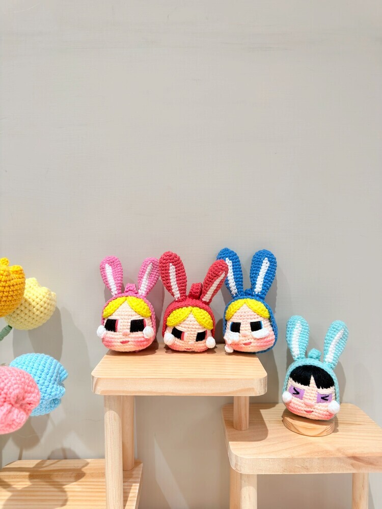 兔耳眼淚哭娃吊飾