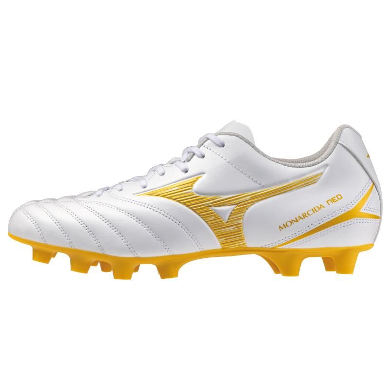 MIZUNO MONARCIDA NEO III SELECT 仿草/草地足球鞋 白金色