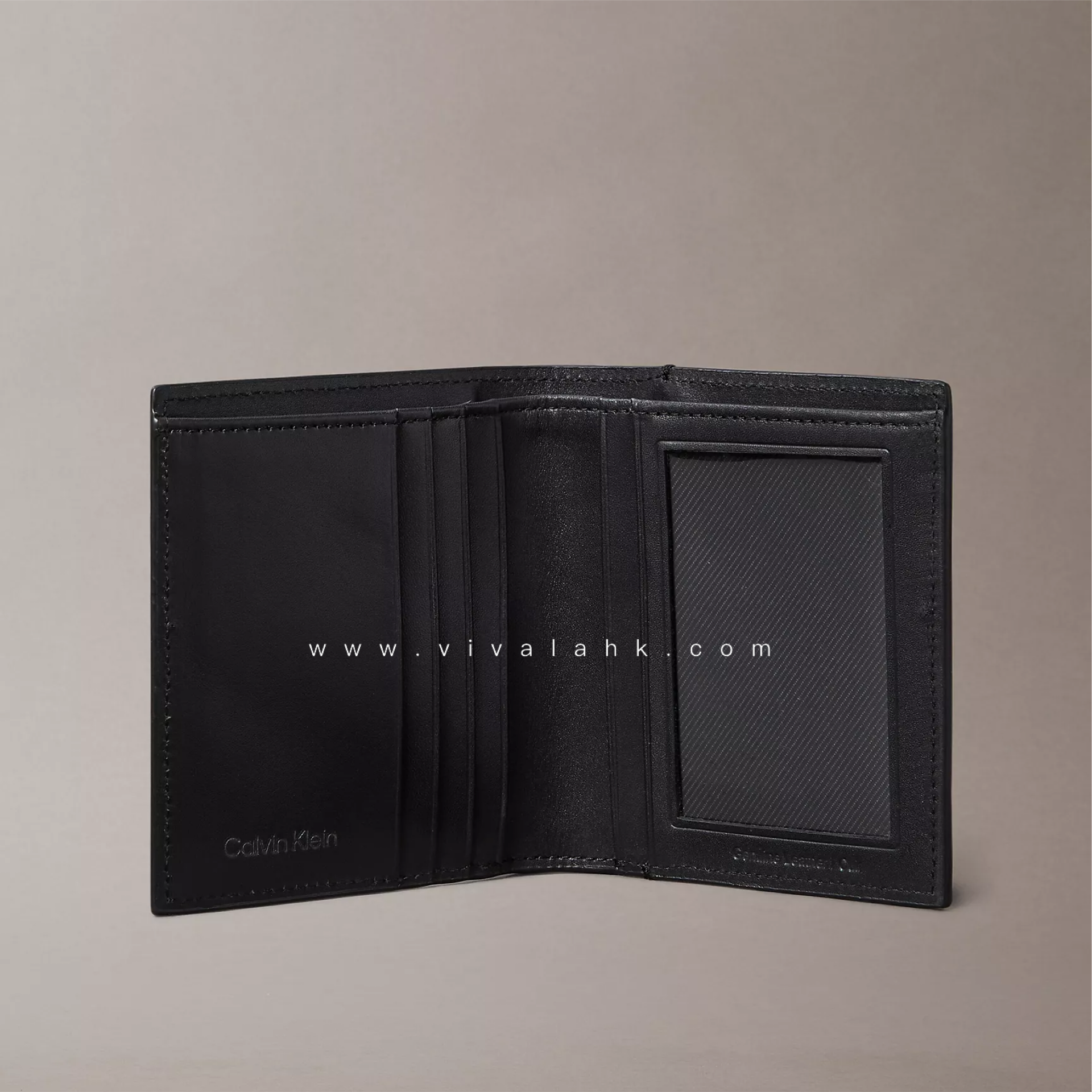 Calvin Klein - 男裝對摺薄款短銀包 (相位+紙幣位) (滑皮) (4D1069G)